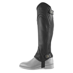 Horse Riding Boots: Equestro Leather Chaps - Piping