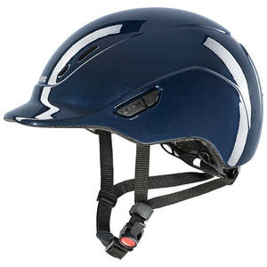 Horse Riding Helmets: Uvex Kidoxx Shiny - Navy