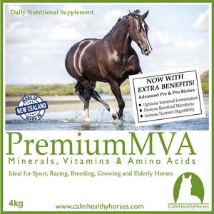 Calm Heathy Horses: Premium Minerals, Vitamins & Amino Acids (MVA)