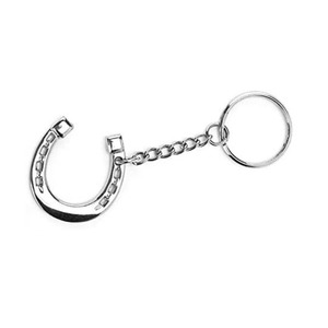 Keyring - Nickle Plated Horseshoe