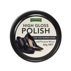 Oakwood High Gloss Shoe Polish - Black