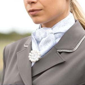 Show Clothing Horse Riders: Paisley Stock - Grey