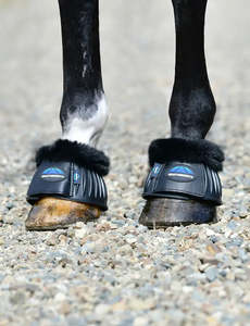 Horse Boots Online: Weatherbeeta Tough-Tec Prime Fleece Trim Rubber Bell Boots