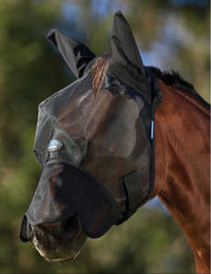 Weatherbeeta Horse Covers: Weatherbeeta Comfitec Insect Guard Fly Mask with Ears & Nose
