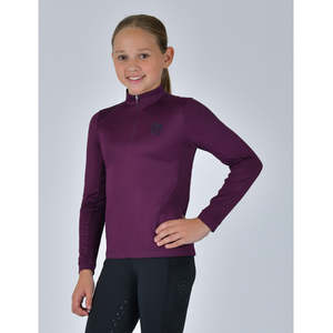 Weatherbeeta Horse Covers: Dublin Kids Breathable Long Sleeve Riding Top