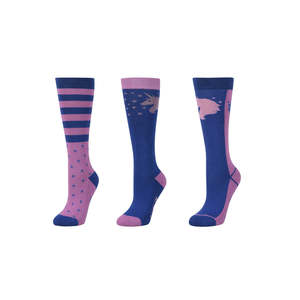 Weatherbeeta Horse Covers: Dublin Kids 3 pack socks - AW26