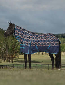Weatherbeeta Comfitec Essential Turnout Combo Cover Lite Plus - 50g Sedona Star Print