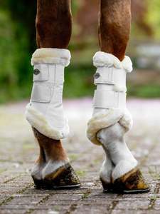 Lemieux: LeMieux Brilliance Fleece Edged Brushing Boots