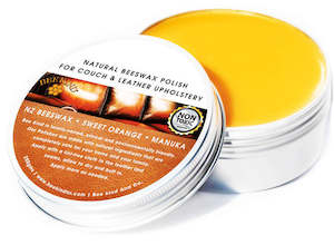 Bee Kind Natural Beeswax Polish for Couch & Leather Upholstery