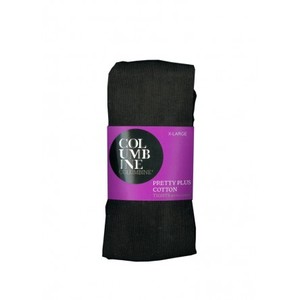 Plus Size Pantyhose & Tights - New Zealand Hosiery for Pantyhose & Tights: Columbine Pretty Plus Cotton Tights with Lycra - NZ Hosiery