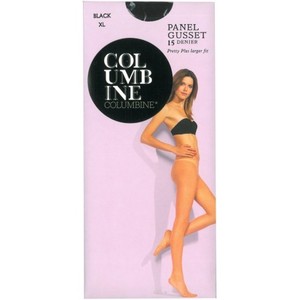 Products: Columbine Plus Size Panel Gusset Tights - NZ Hosiery