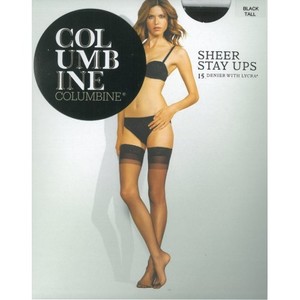 Sheer Stay Ups - NZ Hosiery - New Zealand Hosiery for Pantyhose & Tights: Columbine Sheer Stay Ups - NZ Hosiery