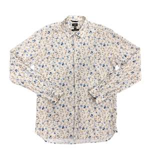 Mens Clothing: Floral Shirt - Size M