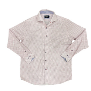 Mens Clothing: Red Tailored Shirt - Size XL