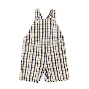 Gingham Overalls - Size 0