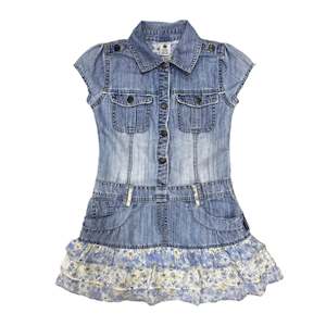 Childrens Clothing: Denim Dress - Size 10