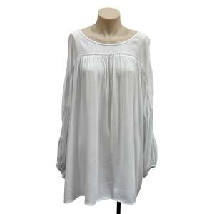 White Floaty Top - Size L