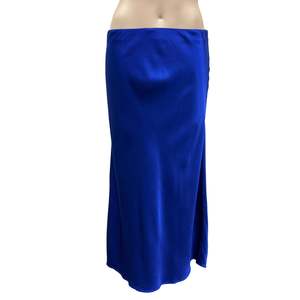 Womens Clothing: Cobalt Blue Skirt - Size 8