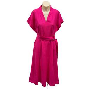 Pink Tie Dress - Size 12