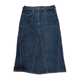 Rewind Collection: Denim Midi Skirt - Size 12