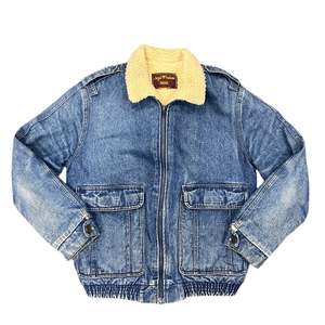 Denim Sherpa Jacket - Size M