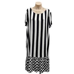 Last Chance: Stripe and Spot Dress - Size 14