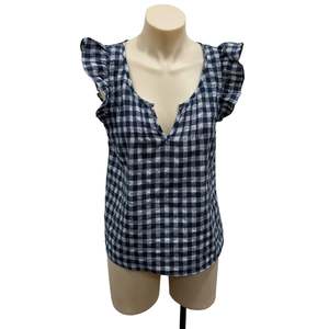 Tops: Gingham Top - Size XS