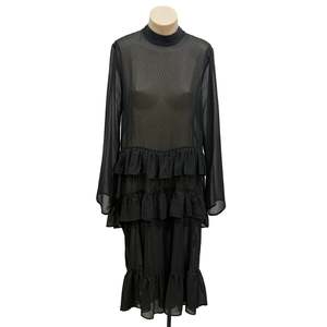 Tiered Sheer Dress - Size 8