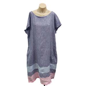 Dresses: Linen Dress - Size 22