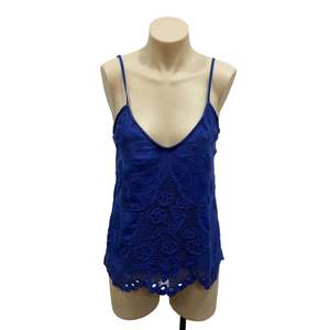 Tops: Blue Cami - Size S