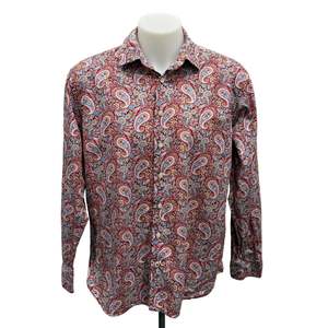 Mens Clothing: Paisley Shirt - Size XL