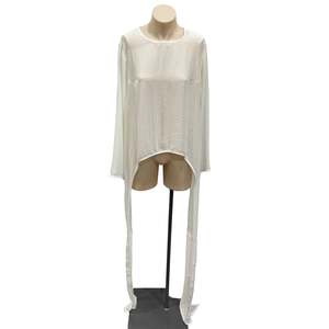 Sheer White Blouse - Size M