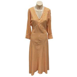 Womens Clothing: Stripy Dress - Size 8