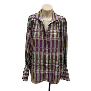 Grid Blouse - Size 8