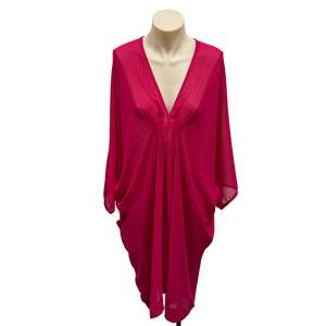Womens Clothing: Pink Tunic - Size 12