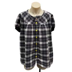 Yellow Buttoned Blouse - Size M