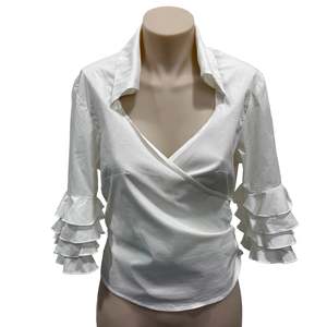 Tops: Trelise Wrap Top - Size 12