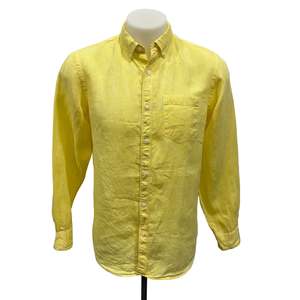 Yellow Linen Shirt - Size