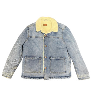 Sherpa Denim Jacket - Size XXL