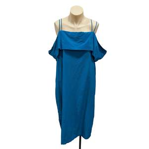 Blue Silk Dress - Size 10/12