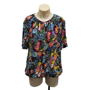Colourful Floral Tee - Size 10