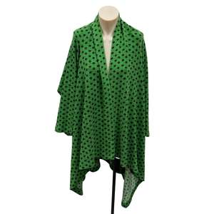 Womens Clothing: Polka Dot Cardigan - Size L