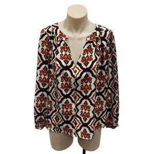 Patterned Blouse - Size S/M