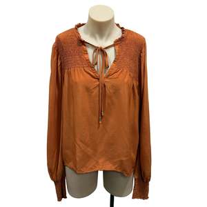 Rust Blouse - Size 8