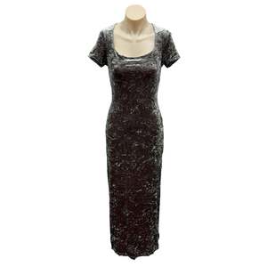 Dresses: Crushed Velvet Like Dress - Size 8