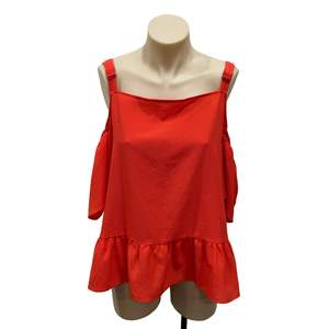 Tops: Orange Top - Size 14