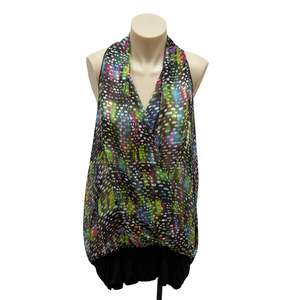 Colourful Halter Top - Size M