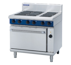 Products: BLUESEAL E56D EVO ELEC RANGE CONVECTION OVEN 900MM - Hospitality Rentals