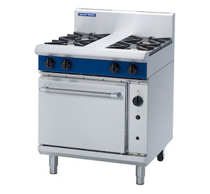 Products: BLUESEAL G54D EVO GAS RANGE CONVECT OVEN 750MM - Hospitality Rentals