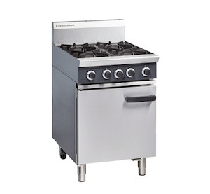 Products: COBRA CR6D GAS RANGE STATIC OVEN 600MM - Hospitality Rentals